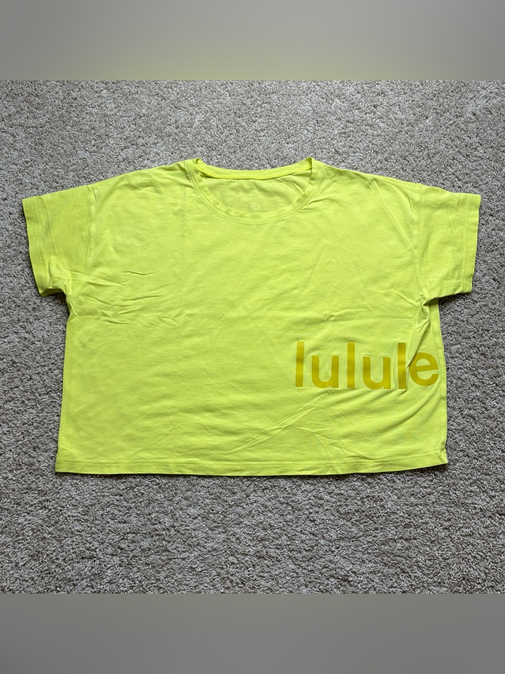 Lululemon All Yours Cropped T-Shirt *Graphic